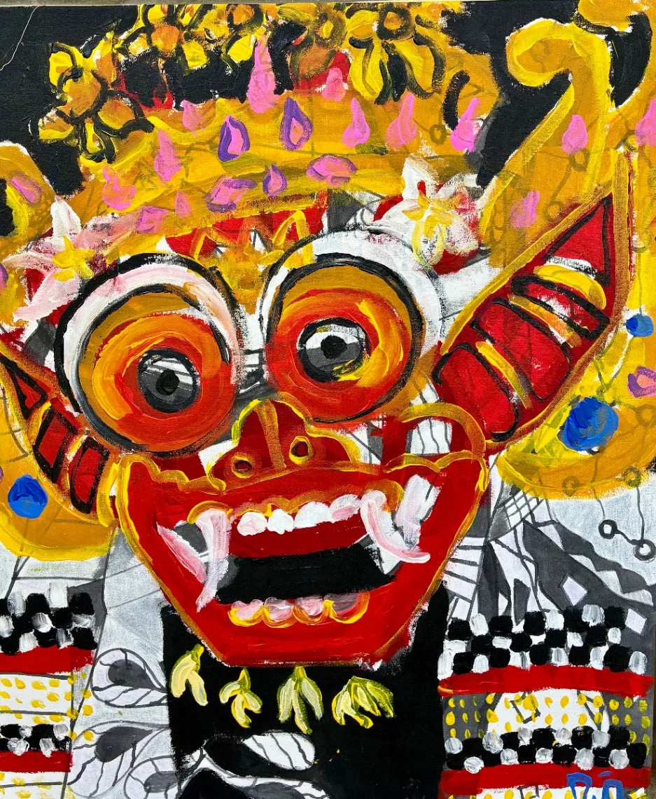Untitled – Mixed media on canvas, 2026. Painting by Nilüfer Örel.