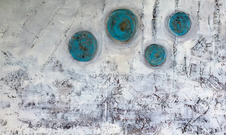 No title – 104 X 165 Mixed media on canvas, 2023. Painting by Nilüfer Örel.