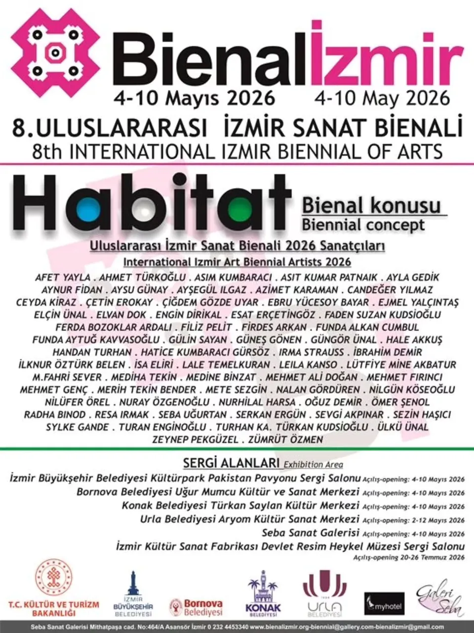 International Izmir Art Biennial — exhibition with paintings by Nilüfer Örel
