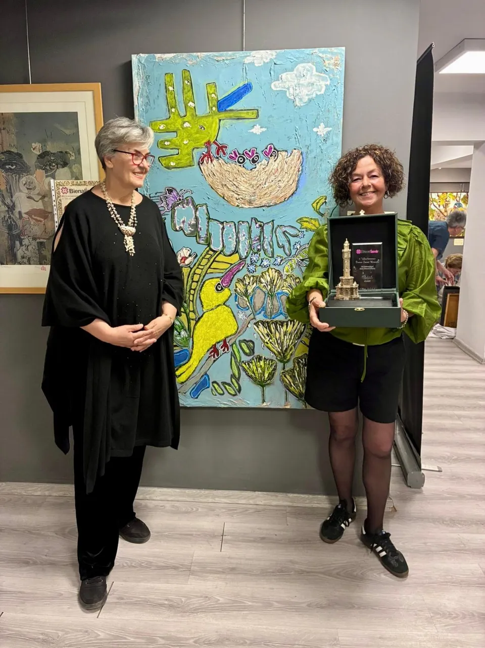 International Izmir Art Biennial — exhibition with paintings by Nilüfer Örel