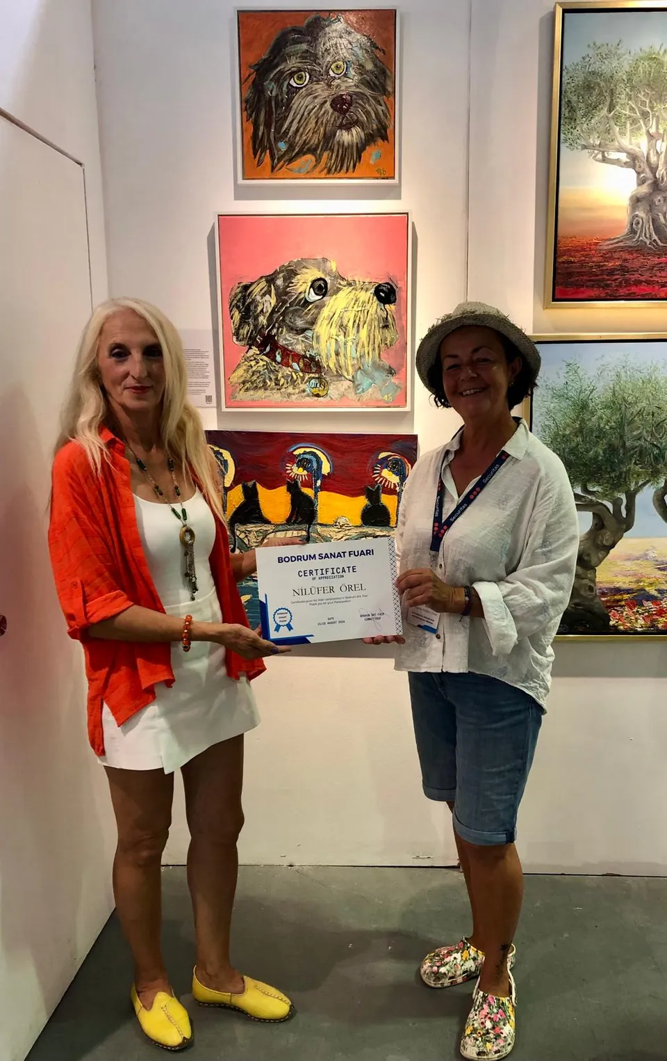 Bodrum Art Fair — exhibition with paintings by Nilüfer Örel
