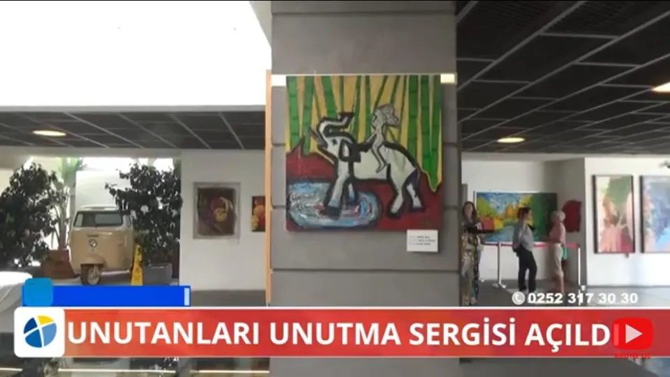 Alzheimer derneği Bodrum Amerikan hastanesi karma sergi — exhibition with paintings by Nilüfer Örel
